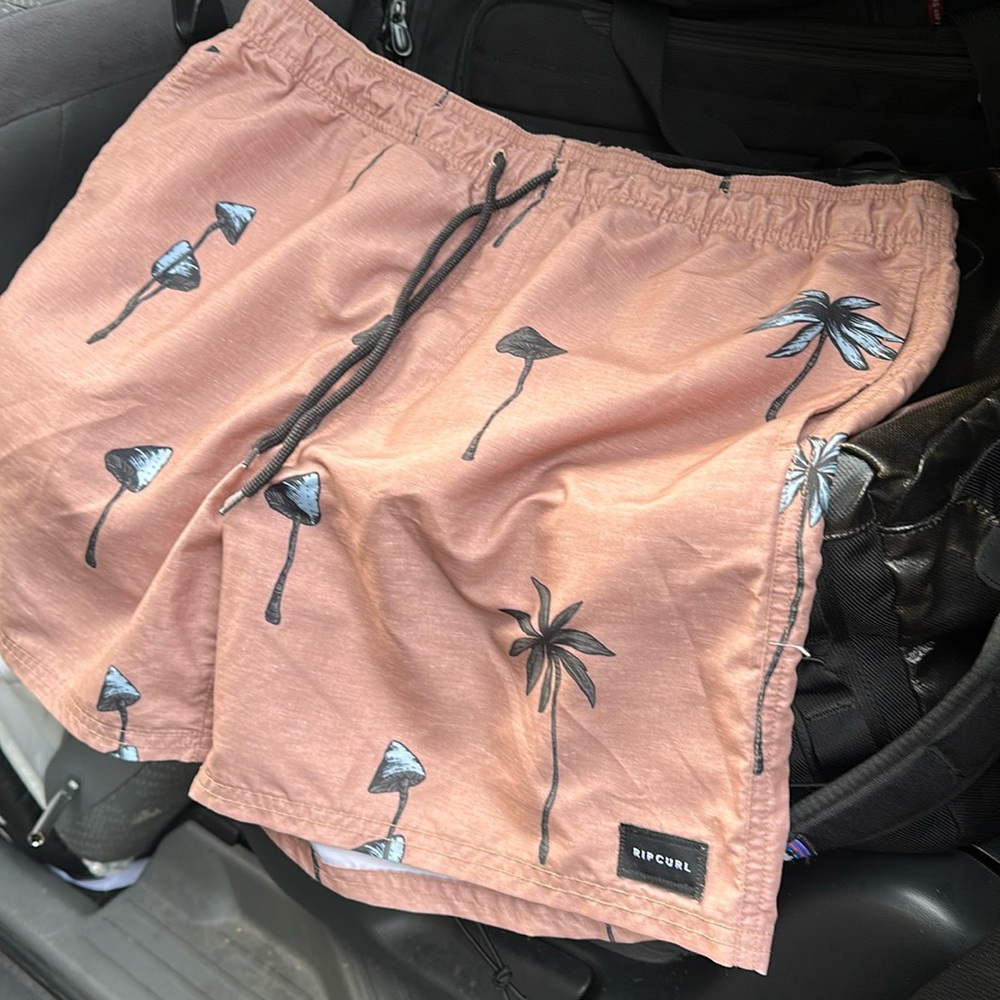 Ripcurl layday 17” volley shorts salmon shroom men’s large
